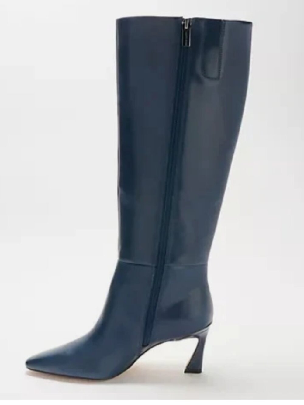 Vince Camuto Medium Leather Knee Boot Sutton-Whiskey-8M-NEW-A656142 - Picture 2 of 2